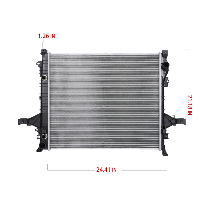 Shoxtec Aluminum Core Radiator Replacement for 2003-2014 Volvo XC90 Repl No. CU2878