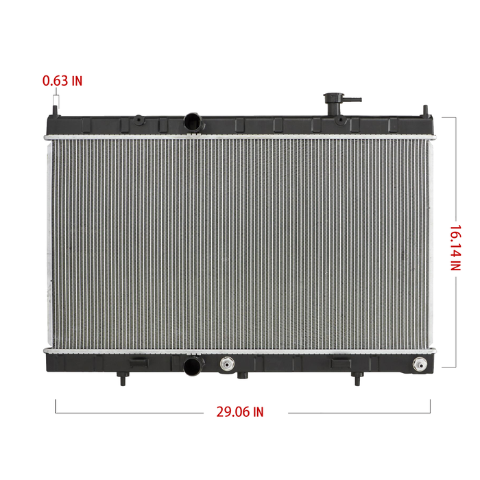 Reemplazo del radiador de núcleo de aluminio Shoxtec para Nissan Rogue 2014-2020 Repl No. CU13431