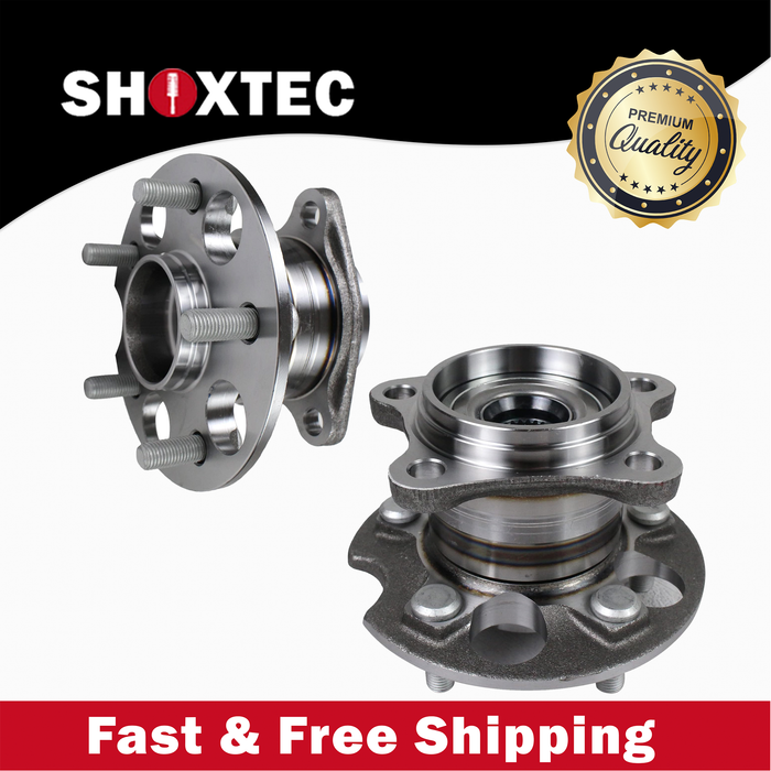 Shoxtec Rear Pair Wheel Bearing Hub Assembly Replacement for 2004-2006 Lexus RX330 2007-2009 Lexus RX350 2006-2008 Lexus RX400h 2004-2013 Toyota Highlander 2009-2015 Toyota Venza AWD Only Repl. no 512335