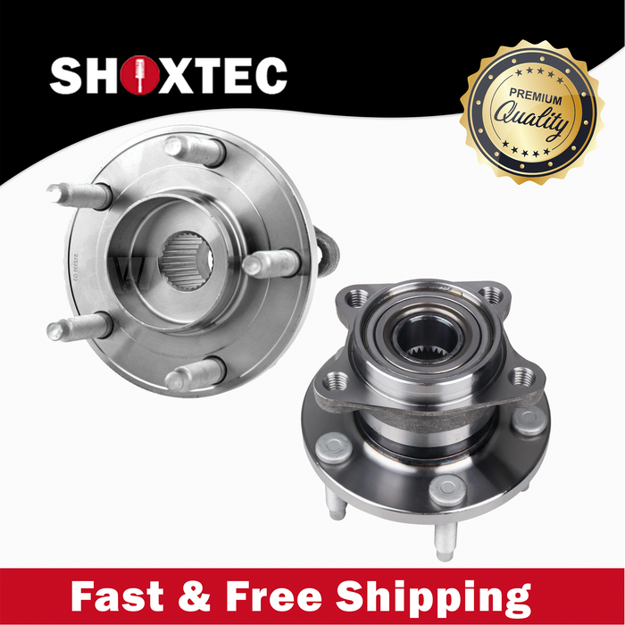 Shoxtec Rear Pair Wheel Bearing Hub Assembly Replacement for 2007-2010 Ford Edge 2007-2010 Lincoln MKX AWD Only Repl. no 512335
