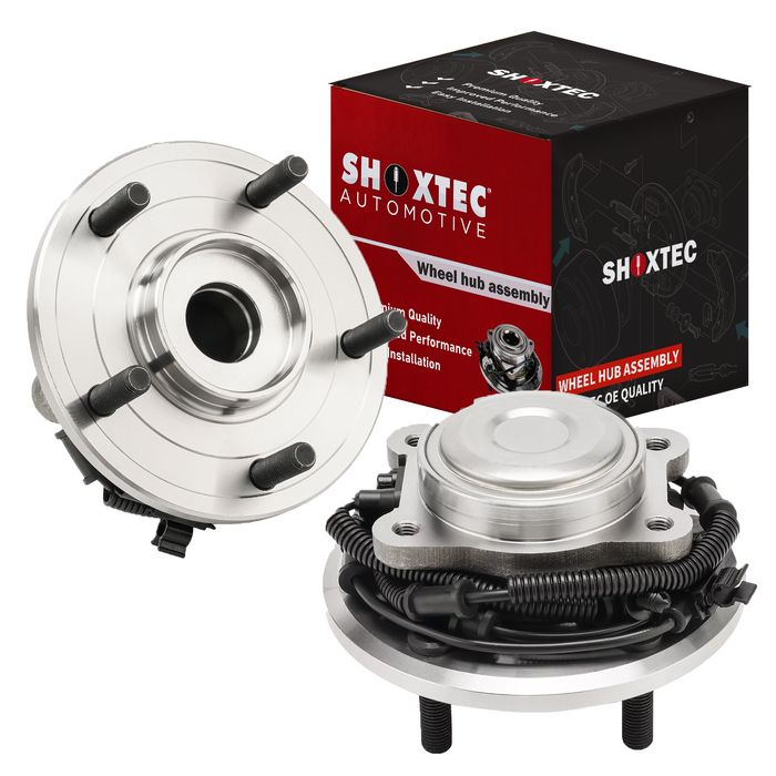 Shoxtec Rear Pair Wheel Bearing Hub Assembly Compatible with 2008-2011 Chrysler Town and Country Minivan 2WD; Compatible with 2008-2011 Dodge Grand Caravan Repl Part No. 512360
