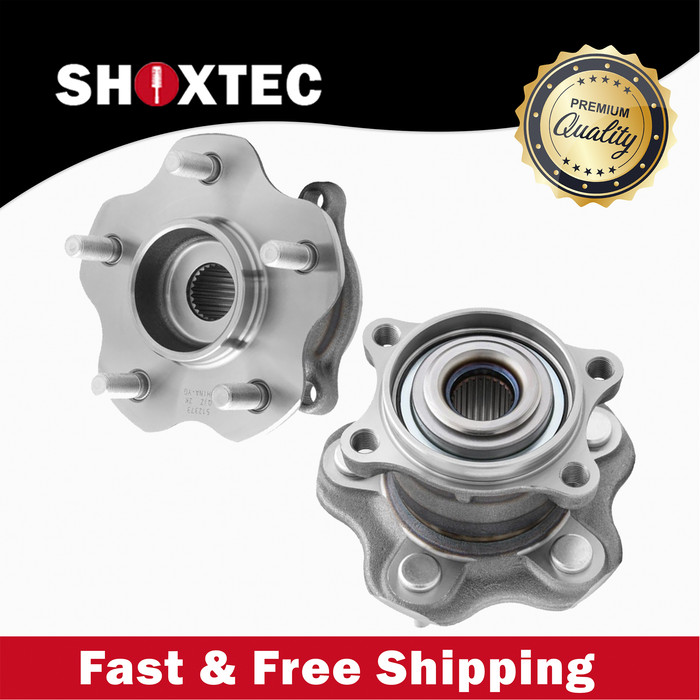 Shoxtec Rear Pair Wheel Bearing Hub Assembly Replacement for 2011-2014 Nissan Juke for models with AWD 2014 Nissan Juke 2008-2013 Nissan Rogue for AWD Only Repl. no 513325