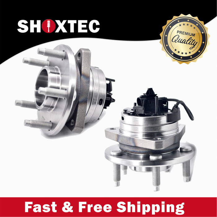 Shoxtec Front Wheel Bearing Hub Assembly Replacement for 08-10 Chevrolet Cobalt 08-10 Chevrolet HHR 04-07 Chevrolet Malibu 08-12 Chevrolet Malibu 05-10 Pontiac G6 07-09 Saturn Aura Repl. no 513214