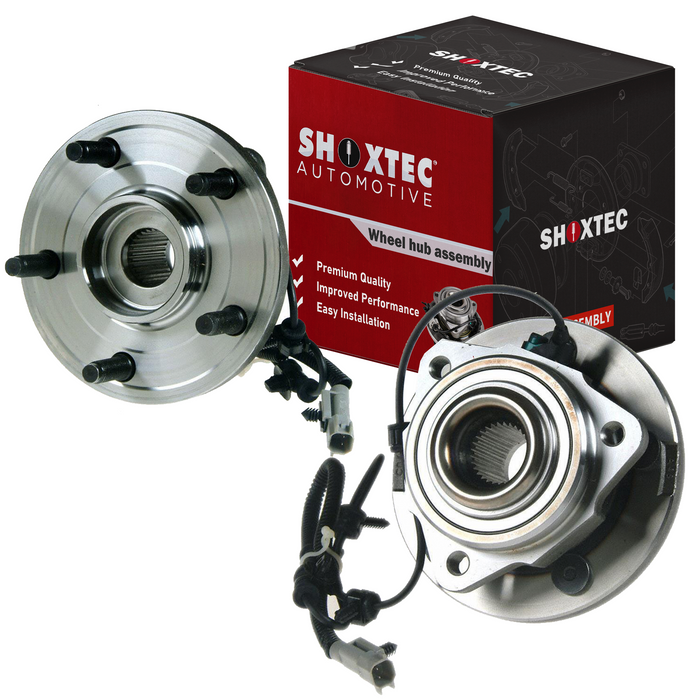 Shoxtec Front Pair Wheel Bearing Hub Assembly Replacement for 2006-2010 Jeep Commander Replacement for 2005-2010 Jeep Grand Cherokee Repl. no 513234