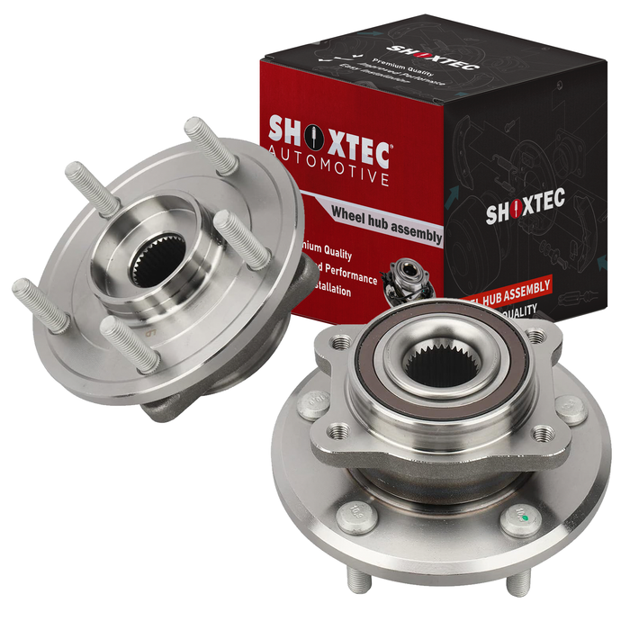 Shoxtec Front Pair Wheel Bearing Hub Assembly Replacement for 2009-2020 Dodge Journey Repl. no 513286