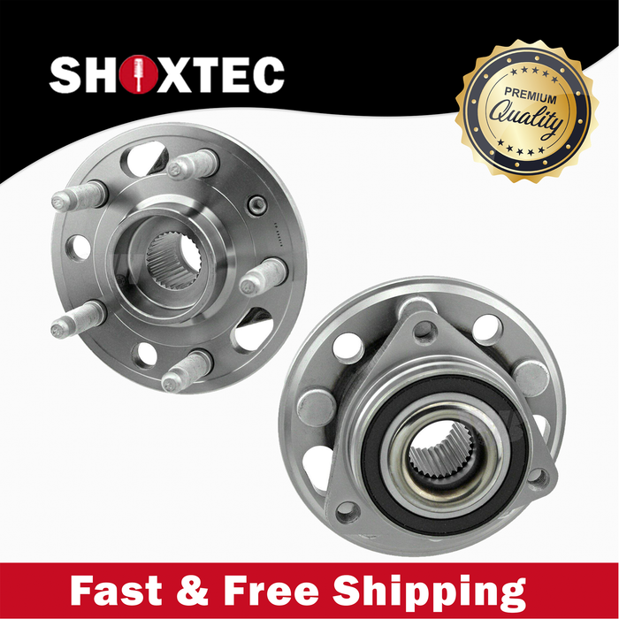 Shoxtec Front Pair Wheel Bearing Hub Assembly Replacement for 2010-2017 Chevrolet Equinox 2014-2016 Cadillac CTS Replacement for 2017 Cadillac XTS Repl. no 513288