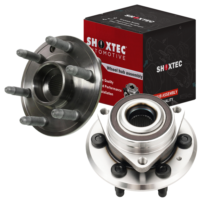 Shoxtec Front Wheel Bearing Hub Assembly Replacement for 2010-2016 Cadillac SRX Replacement for 2011 Saab 9-4X Repl. no 513289