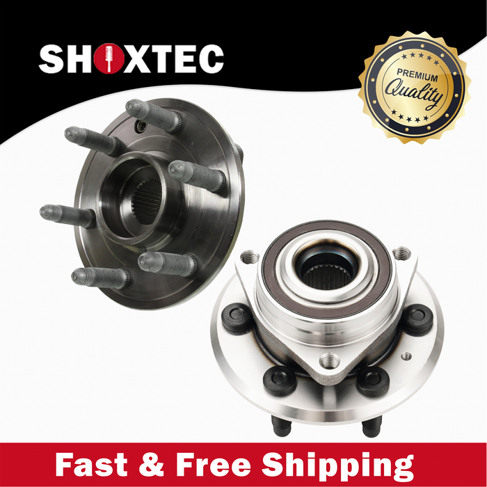 Shoxtec Front Pair Wheel Bearing Hub Assembly Replacement for 2010-2016 Cadillac SRX Replacement for 2011 Saab 9-4X Repl. no 513289
