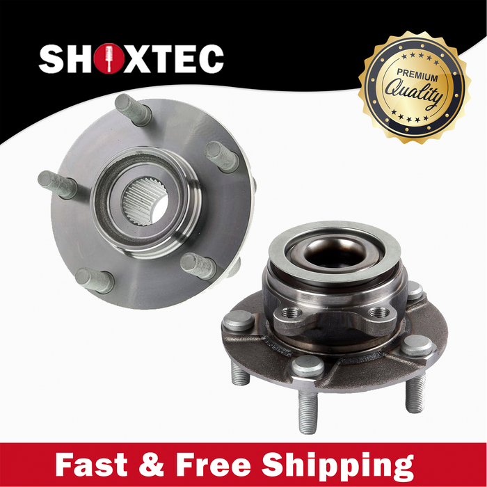 Shoxtec Front Pair Wheel Bearing Hub Assembly Replacement for 2008-2013 Nissan Rogue Replacement for 2014-2015 Nissan Rogue Select Replacement for 2007-2012 Nissan Sentra Repl. no 513298