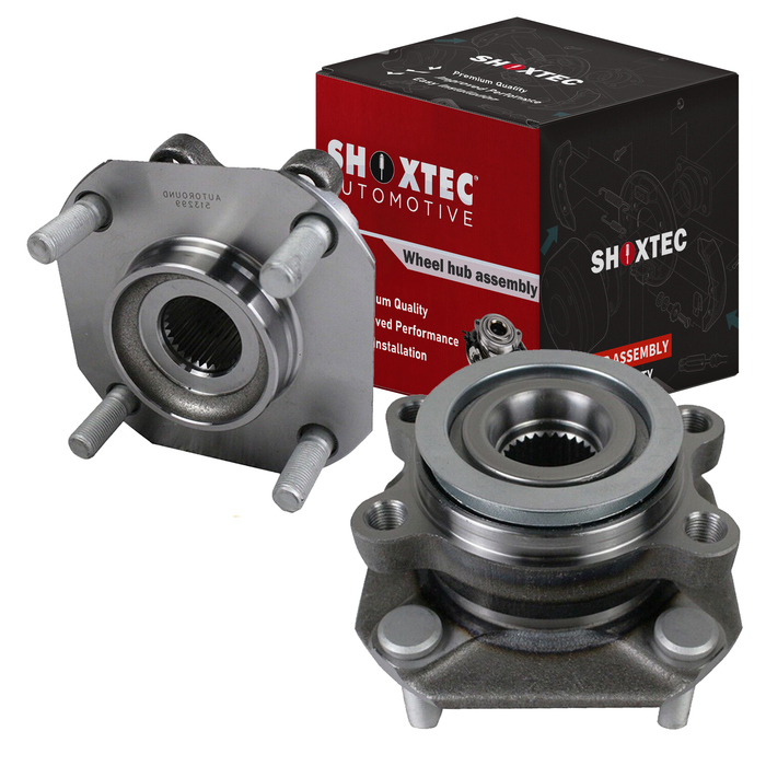 Shoxtec Front Pair Wheel Bearing Hub Assembly Replacement for 2007-2012 Nissan Sentra for models with 2.0L L4 engine and non-ABS Repl. no 513299