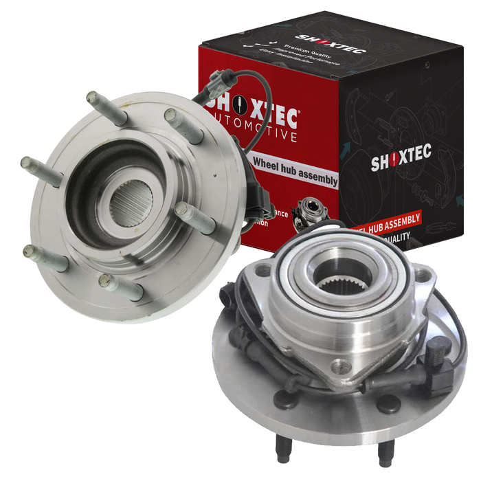 Shoxtec Front Pair Wheel Bearing Hub Assembly Replacement for 2006-2008 HummerH3 Drive and Passenger side Repl. no 515093