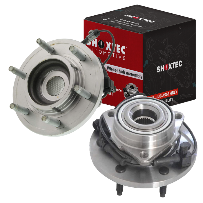 Shoxtec Front Wheel Bearing Hub Assembly Replacement for 2006-2008 HummerH3 Drive and Passenger side Repl. no 515093