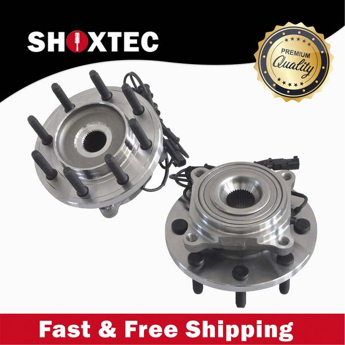 Shoxtec Front Pair Wheel Bearing Hub Assembly Replacement for 2009-2011 Dodge Ram 2500 2009-2011 Dodge Ram 3500 and 2011 Ram 3500 Repl. no 515122