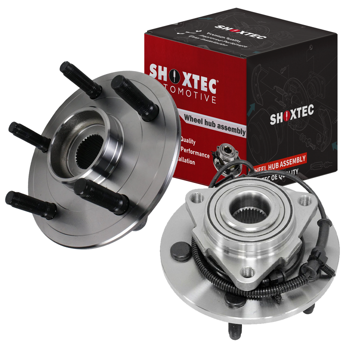 Shoxtec Front Pair Wheel Bearing Hub Assembly Replacement for 2009-2011 Dodge Ram 1500 Fits vehicles with 5 stud wheel Repl. no 515126
