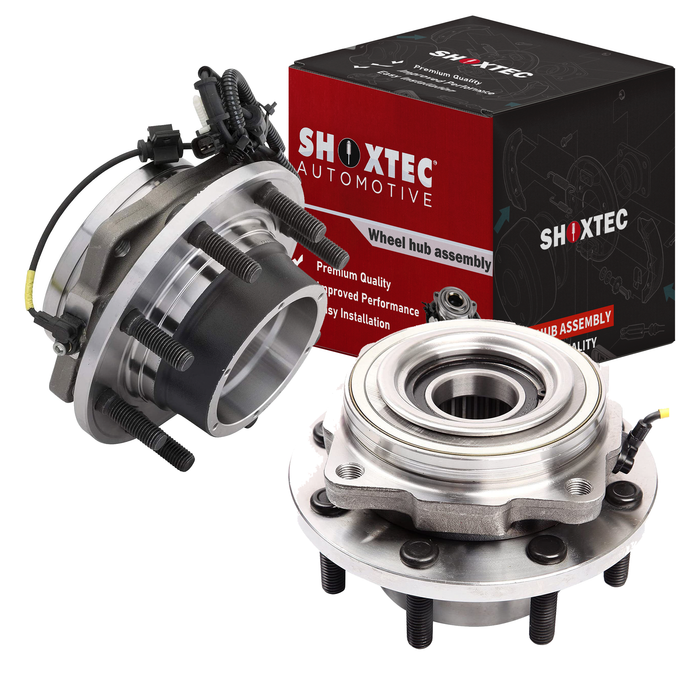 Shoxtec Front Pair Wheel Bearing Hub Assembly Replacement for 2011-2016 ford Super Duty 4WD Dual Rear wheels Repl. no 515131