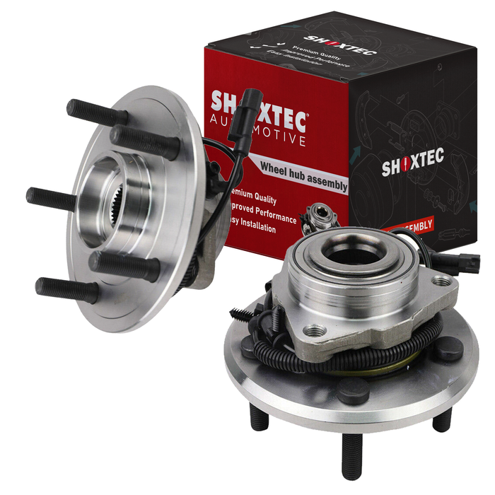 Shoxtec Front Pair Wheel Bearing Hub Assembly Replacement for 2012-2018 Ram 1500 2019-2022 Ram 1500 Classic, Repl. no 515151