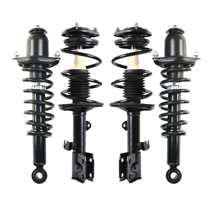 Shoxtec Full Set Complete Struts fits 2009-2012 Toyota Corolla Coil Spring Assembly Shock Absorber Repl. Part no. 572598 572597 172599L 172599R
