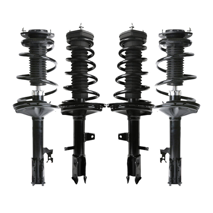 Shoxtec Full Set Complete Struts Assembly for 2004 - 2007 Toyota Highlander AWD Coil Spring Shock Absorber Repl. part no. 272212 272211 172216 172215