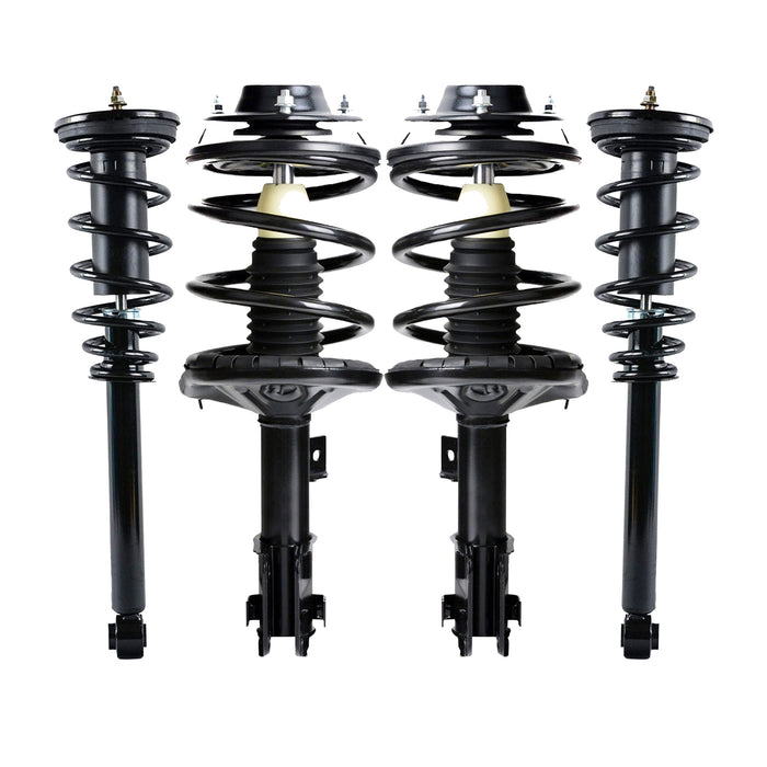 Shoxtec Full Set Complete Struts Coil Spring Assembly for 2001-2005 Mitsubishi Eclipse Coil Spring Assembly Shock Absorber Repl Part no. 1081397 172148 172147