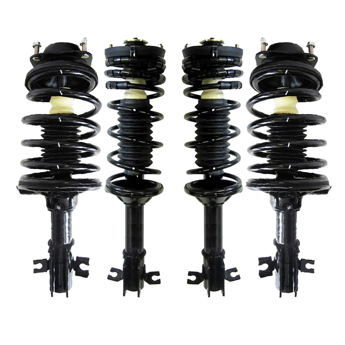 Shoxtec Full Set Complete Struts Assembly for 1997 - 2002 Ford Escort; 1997 - 1999 Mercury Tracer Coil Spring Shock Absorber Repl. Part no. 171992 171994