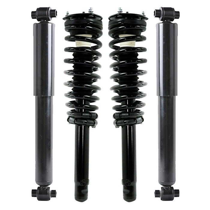 Shoxtec Full Set Complete Strut Shock Absorbers Replacement for 2010-2012 Ford Fusion; 2.5L Replacement for 2010-2011 Mercury Milan; 2.5L Repl. no 272596 5784