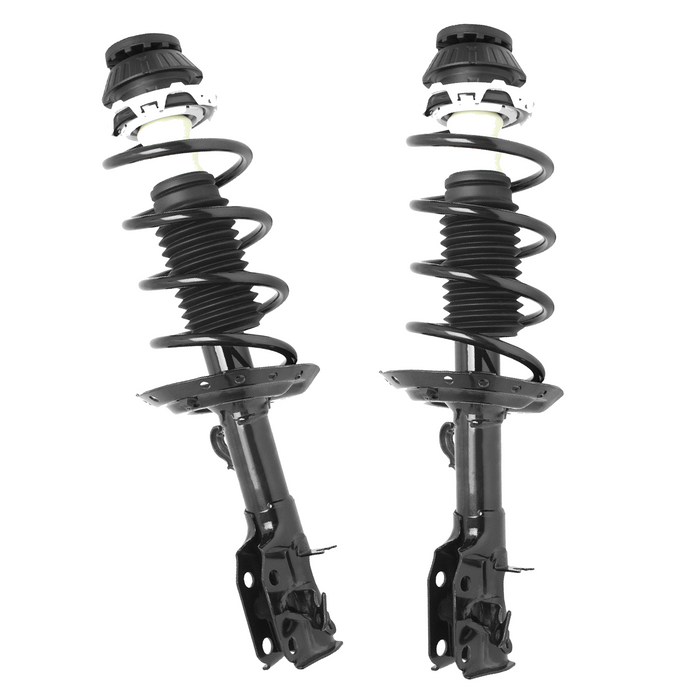 Shoxtec Front Complete Struts Replacement for 2009 - 2014 Honda Fit Coil Spring Assembly Shock Absorber Repl. Part No.11311 11312