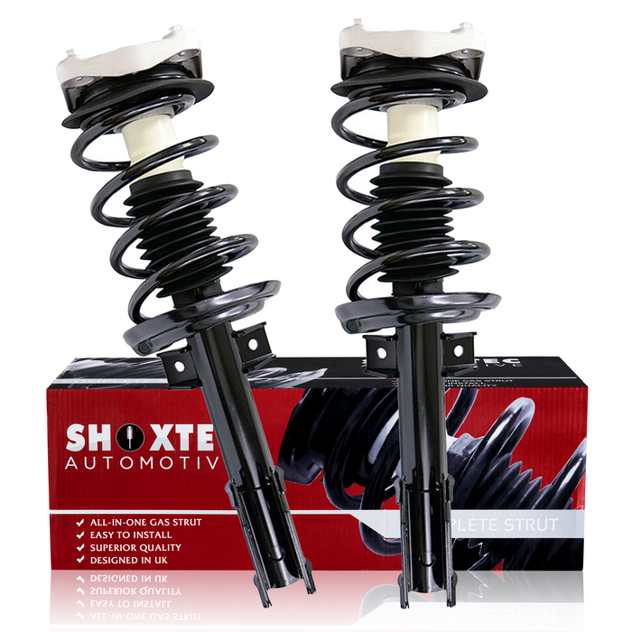 Shoxtec Front Complete Struts Assembly Replacement for 2013 - 2015 Mercedes Benz GLK250 2010 - 2015 Mercedes Benz GLK350 Coil Spring Shock Absorber Repl. part no 11370