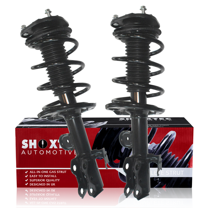 Shoxtec Front Complete Struts Replacement for 2008 - 2015 Scion xB Coil Spring Assembly Shock Absorber Repl. Part No.11421 11422
