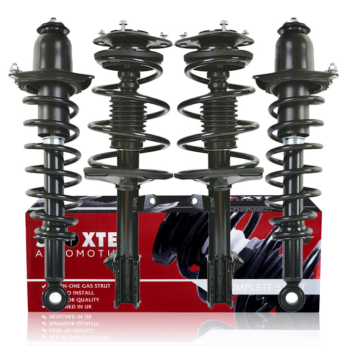 Shoxtec Full Set Complete Struts Replacement for 2001-2003 Toyota Prius Coil Spring Assembly Shock Absorber Repl. Part No. 1331621 1345409