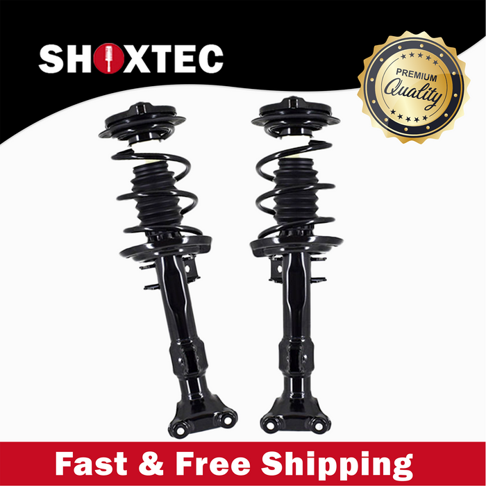 Shoxtec Front Complete Strut Assembly Replacement for 2008-2009 Mercedes Benz C230 RWD; 2010-2014 Mercedes Benz C250 RWD; 2008-2011 Mercedes Benz C300 RWD; 2008-2014 Mercedes Benz C350 RWD; W204 Chassis ONLY Repl No. 1333049