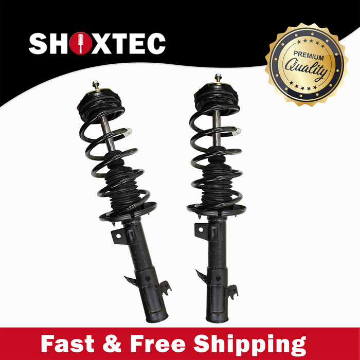Shoxtec Front Complete Strut Assembly Replacement For 2011-2016 Ford Fiesta Repl No. 1333356L,1333356R