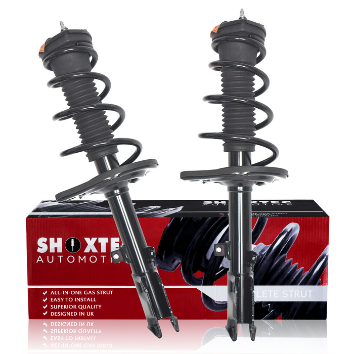 Shoxtec Rear Complete Struts Assembly Replacement for 2012 - 2014 Toyota Camry Coil Spring Shock Absorber Repl. part no 1333377L 1333377R