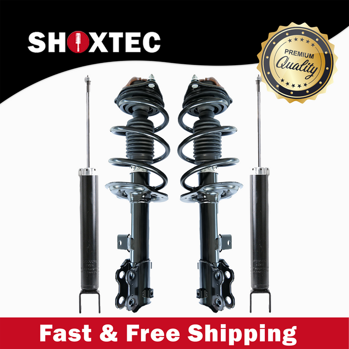 Shoxtec Full Set Complete Strut Assembly Replacement for 2011-2014 Hyundai Sonata 2.0T, Limited, GLS, SE Repl No. 1333505LR, 5646