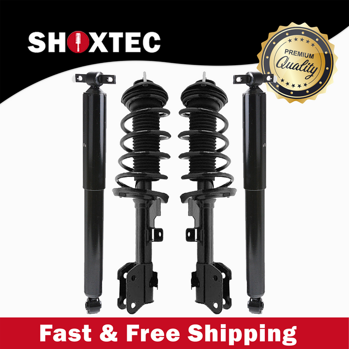 Shoxtec Full Set Complete Strut Assembly Replacement for 2013-2017 Honda Odyssey Repl No. 1333569LR, 37316
