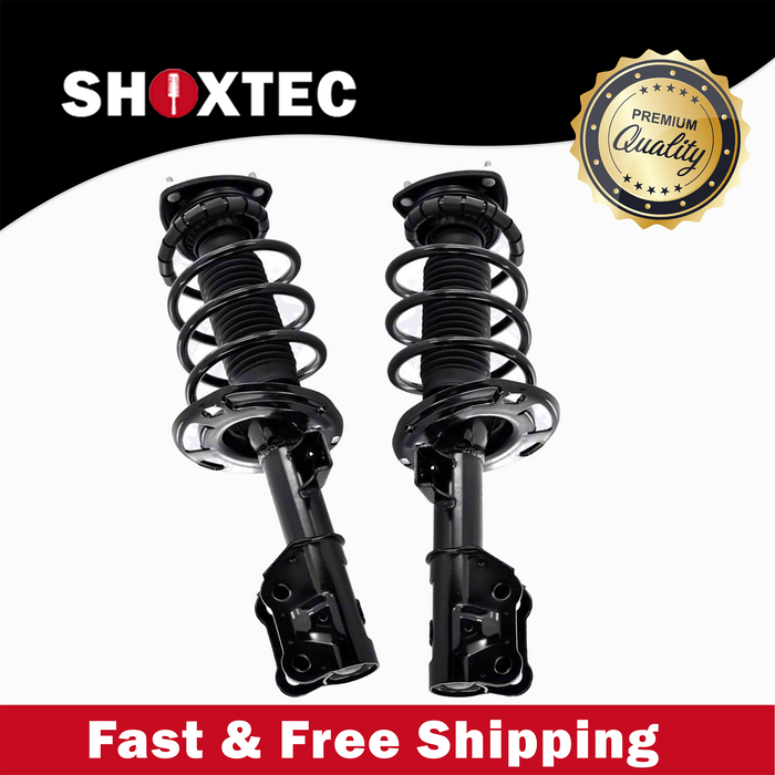 Shoxtec Front Complete Strut Assembly Replacement for 2014-2017 Mazda 6 Repl No. 1333715L,1333715R