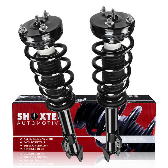Shoxtec Front Complete Strut Assembly Replacement For 2009-2010 Dodge Challenger SRT8, With High Performance Suspension Repl No. 1345792L, 1345792R