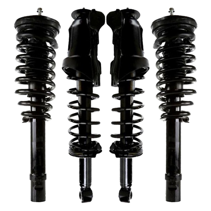Shoxtec Full Set Complete Strut Shock Absorbers Replacement for 2000-2005 Hyundai Sonata; Replacement for 2001-2006 Kia Magentis; Replacement for 2001-2006 Kia Optima; Repl. no 15071 15072