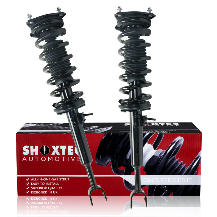 Shoxtec Front Complete Struts Assembly Replacement for 2003 - 2007 Infiniti G35 Coil Spring Shock Absorber Repl. part no 171117 171116