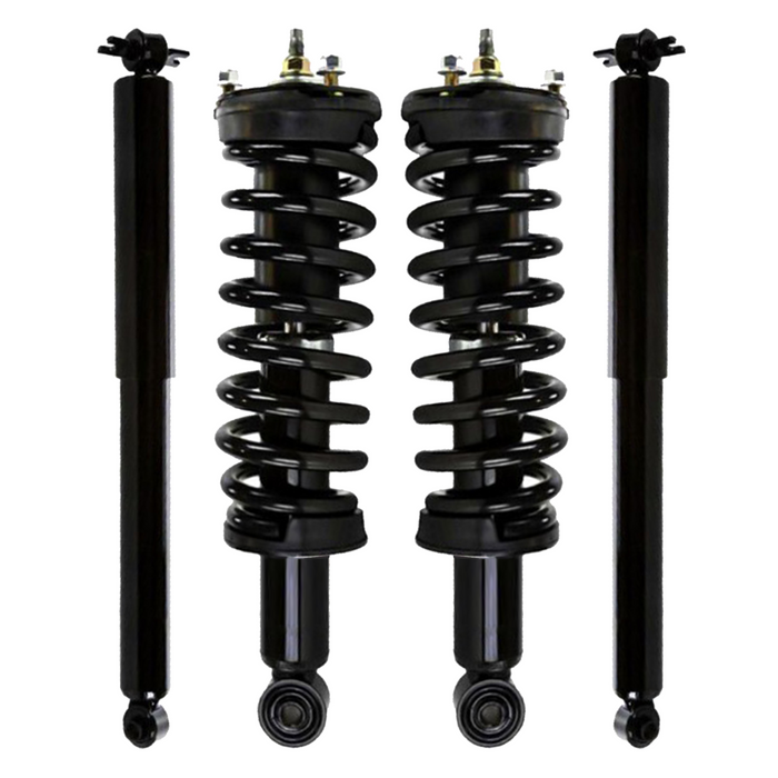 Shoxtec Full Set Complete Strut Shock Absorbers Replacement for 2004-2012 Chevrolet Colorado; Rear Wheel Drive Replacement for 2004-2012 GMC Canyon; Rear Wheel Drive Repl. no 171353 911228