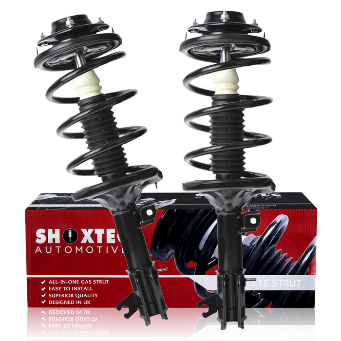 Shoxtec Front Complete Strut Assembly for 2001 - 2006 Hyundai Santa Fe Cruiser Coil Spring Assembly Shock Absorber Kits Repl. Part no. 171436 171435