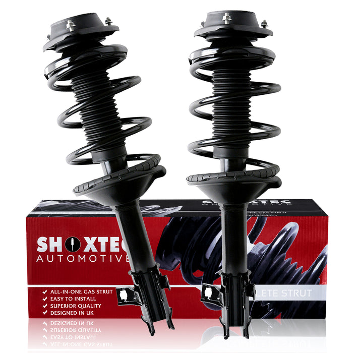 Shoxtec Front Complete Strut fits 2001-2002 Subaru Forester Coil Spring Assembly Shock Absorber Kits Repl. Part No.171464 171463