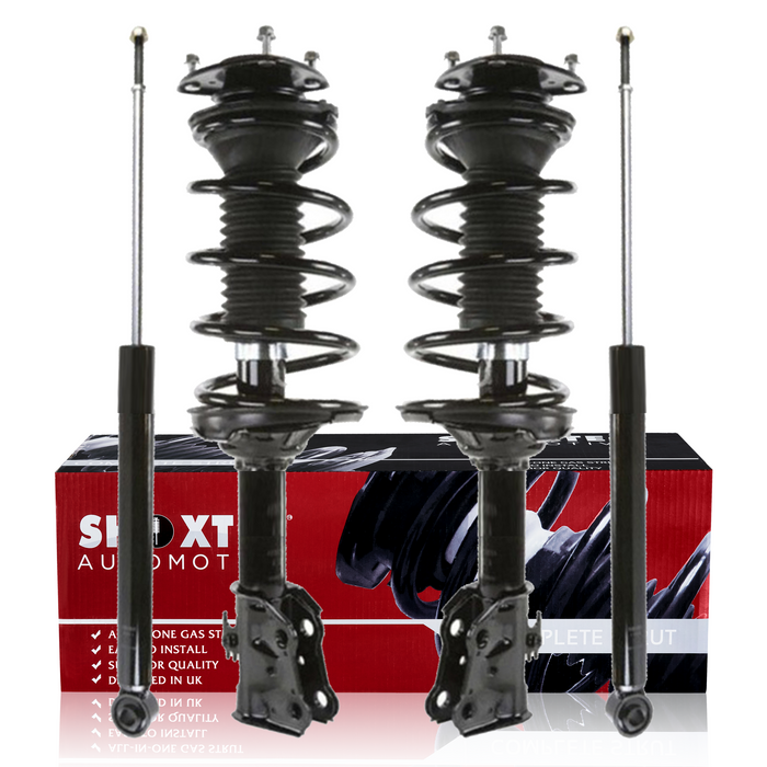Shoxtec Full Set Complete Strut Shock Absorbers Replacement for 2000-2005 Toyota Echo; All Trim Levels Repl. no 171575 5987