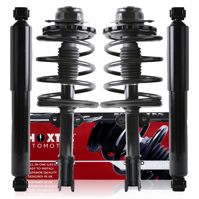 Shoxtec Full Set Complete Strut Shock Absorbers Replacement for 00 Chrysler Grand Voyager; Replacement for 95-00 Chrysler Town&Country; FWD Replacement for 00 Chrysler Voyager; Replacement for 95-00 Dodge Caravan 95-99 Plymouth Grand Voyager;