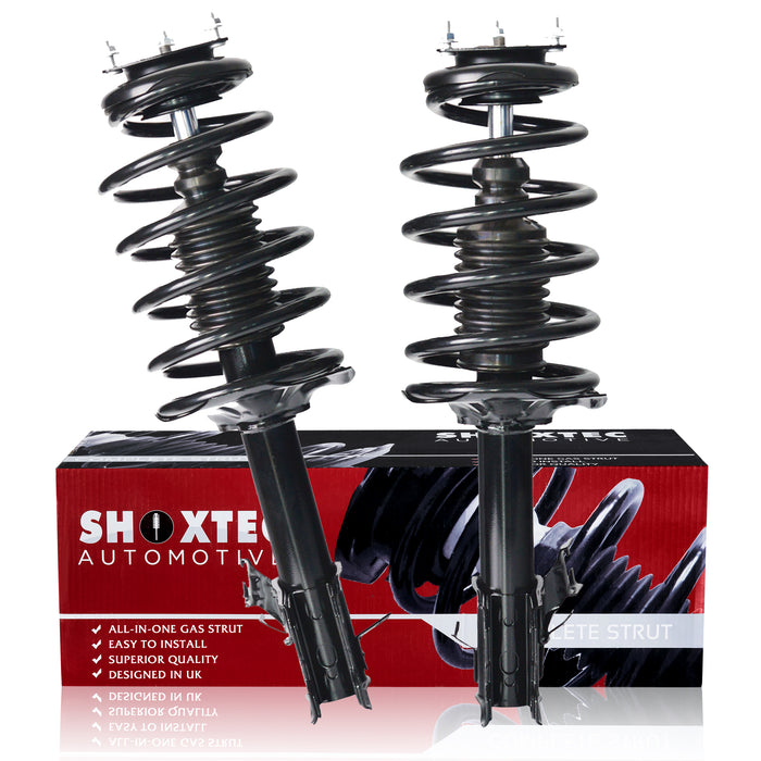 Shoxtec Front Complete Strut Assembly Replacement for 2002-2006 Nissan Sentra Coil Spring Assembly Shock Absorber Repl. 172108 172107