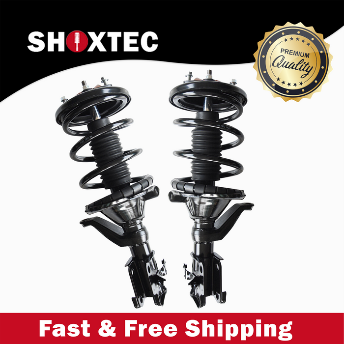 Shoxtec Front Complete Strut Assembly Replacement for 2002-2003 Honda Civic Hatchback Si, Repl No 172125,172124