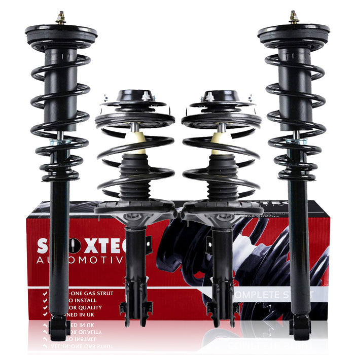 Shoxtec Full Set Complete Struts Coil Spring Assembly for 2001-2005 Mitsubishi Eclipse Coil Spring Assembly Shock Absorber Repl Part no. 1081397 172148 172147