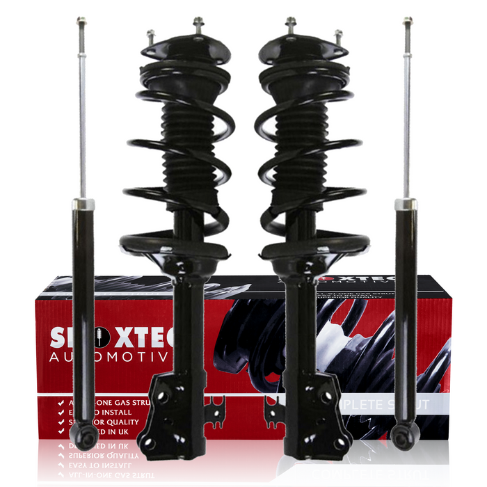 Shoxtec Full Set Complete Strut Shock Absorbers Replacement for 2004-2006 Scion xA; All Trim Levels Replacement for 2004-2006 Scion xB; All Trim Levels Repl No. 172245 5601
