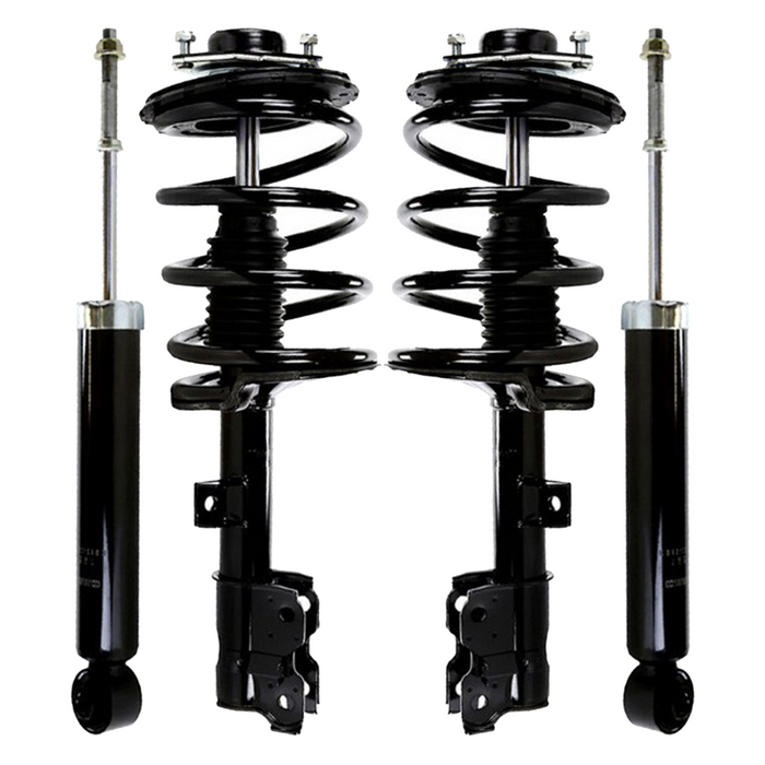 Shoxtec Full Set Complete Strut Shock Absorbers Replacement for 2003-2007 Nissan Murano; All Trim Levels; Repl. no 172268 172268 172267 37282