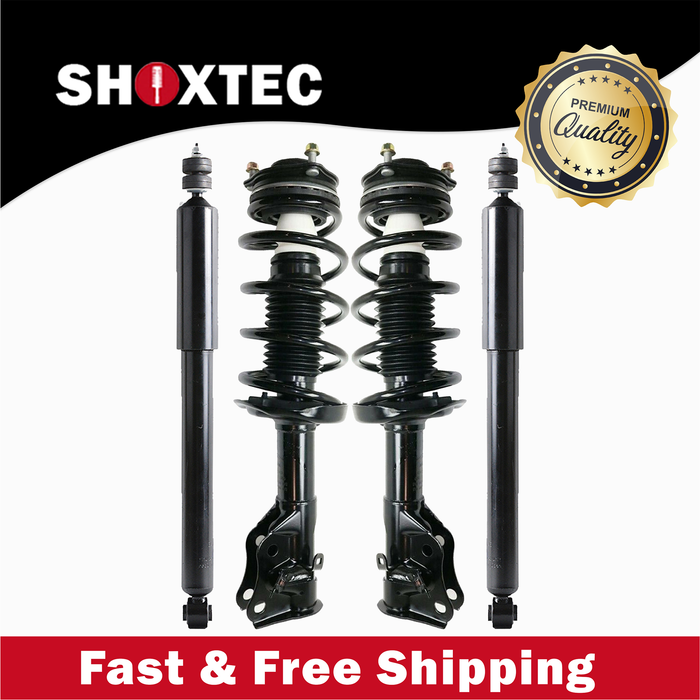 Shoxtec Full Set Complete Strut Assembly Replacement for 2006-2011 Honda Civic DX, DX-G, EX, EX-L, LX Repl No. 5609, 172285, 172284
