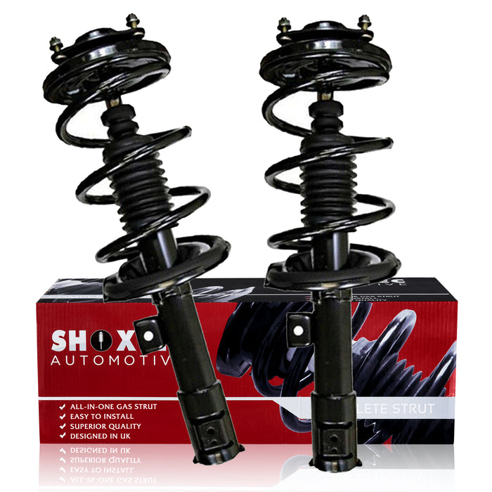 Shoxtec Front Complete Struts Assembly Replacement for 2008 - 2011 Mitsubishi Lancer Coil Spring Shock Absorber Repl. part no 172356 172355